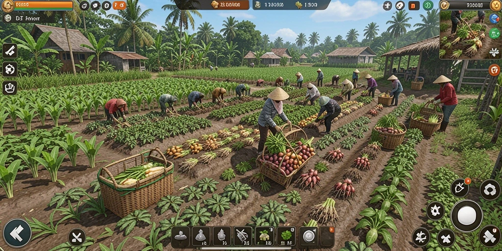 Tampilan awal yang menarik dengan pilihan permainan yang beragam.