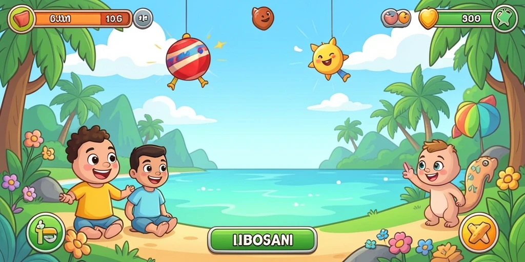 Tampilan permainan slot yang menarik dan penuh warna.