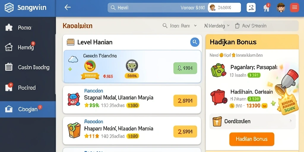 Tampilan antarmuka pengguna yang modern dan bersih.