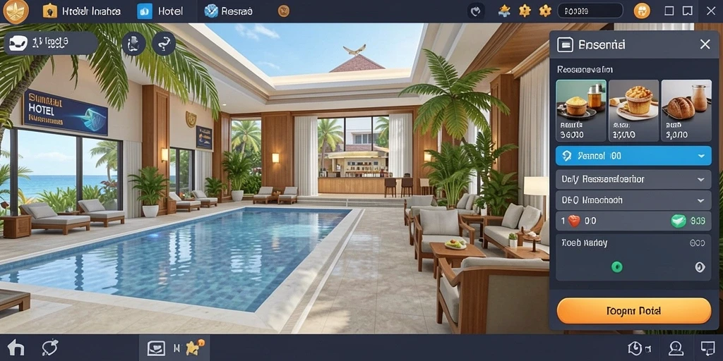 Tampilan awal game yang memukau dan penuh warna.